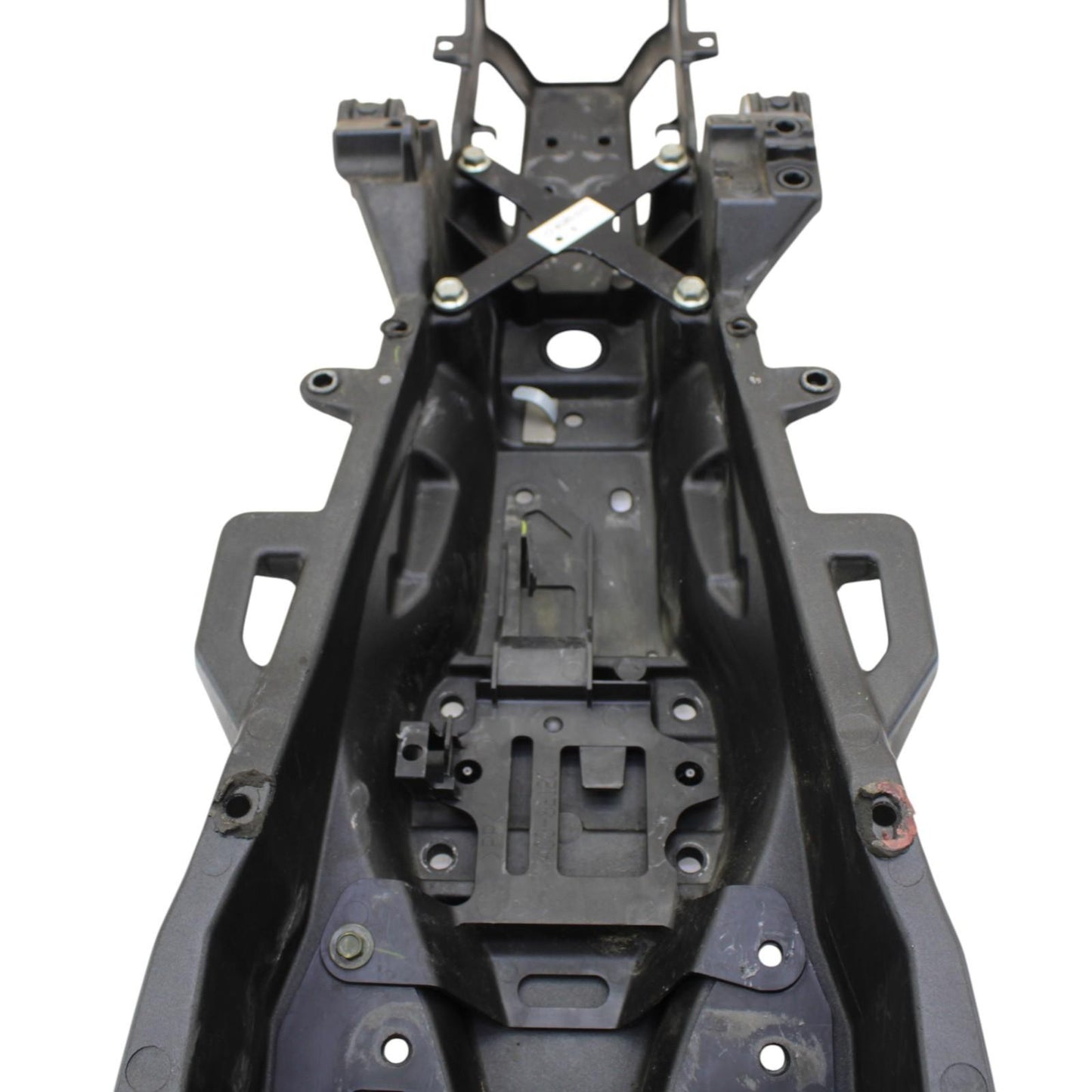 2004 - 2008 YAMAHA YZF R1 REAR SUBFRAME BACK TAIL FRAME BLACK STOCK *CRACKED*
