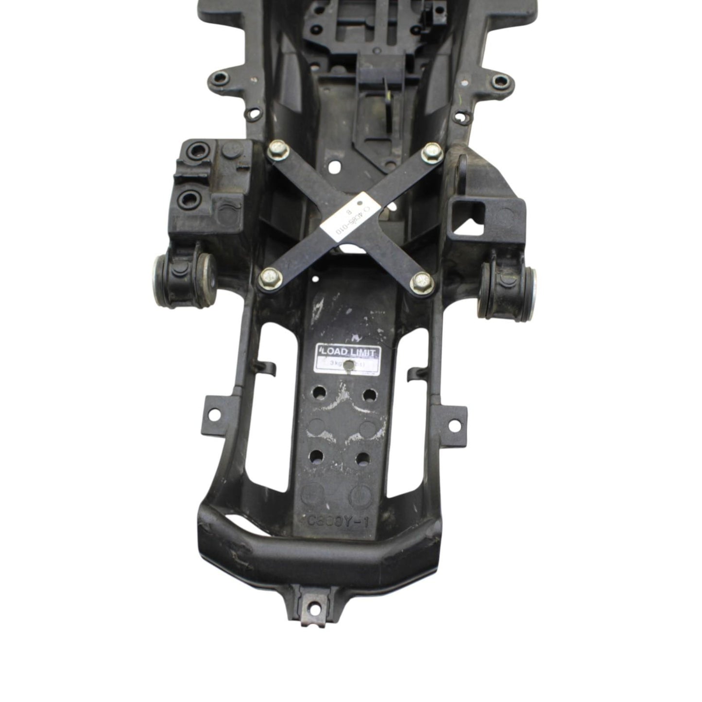 2004 - 2008 YAMAHA YZF R1 REAR SUBFRAME BACK TAIL FRAME BLACK STOCK *CRACKED*