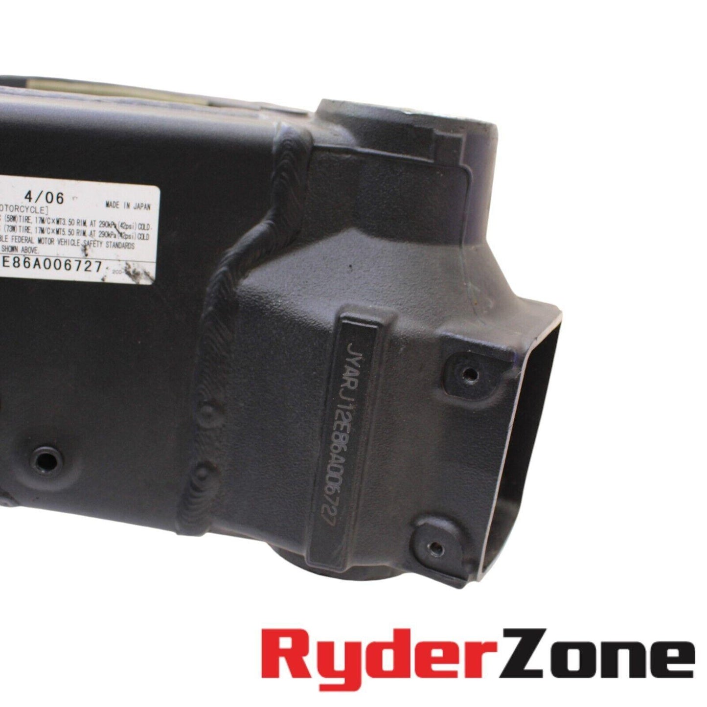 2006 2007 YAMAHA YZF R6 FRAME CHASSIS STRAIGHT BLACK MAIN STRAIGHT STOCK