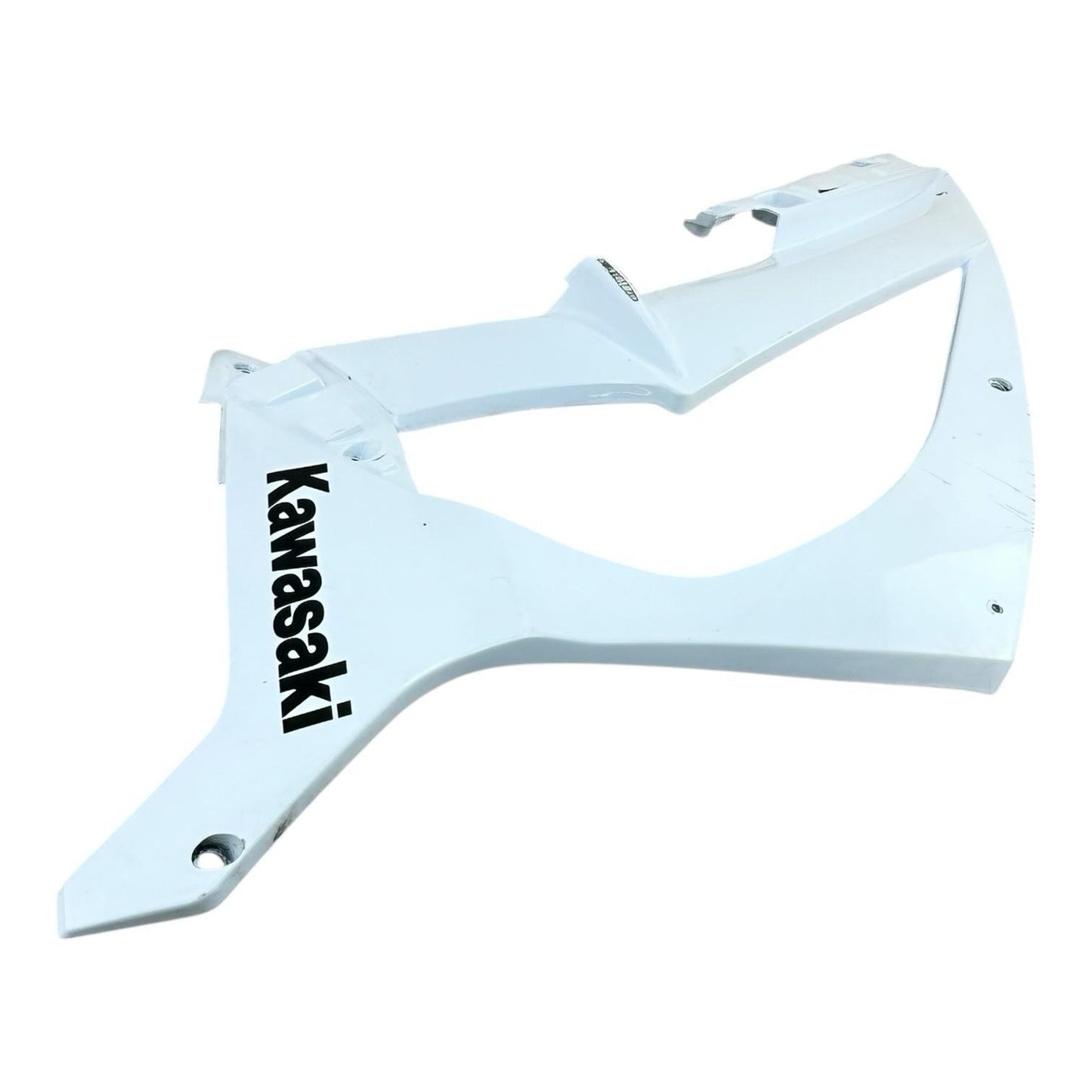 2016 - 2020 KAWASAKI NINJA ZX10R LEFT SIDE FAIRING COWL WHITE PLASTIC STOCK OEM