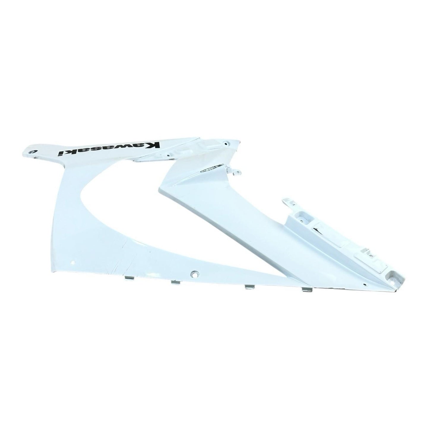2016 - 2020 KAWASAKI NINJA ZX10R LEFT SIDE FAIRING COWL WHITE PLASTIC STOCK OEM