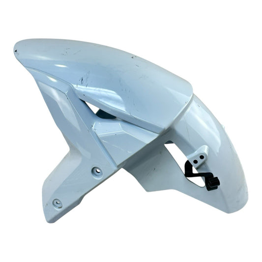 2016 - 2020 KAWASAKI NINJA ZX10R FRONT FENDER WHEEL COVER WHITE PLASTIC STOCK
