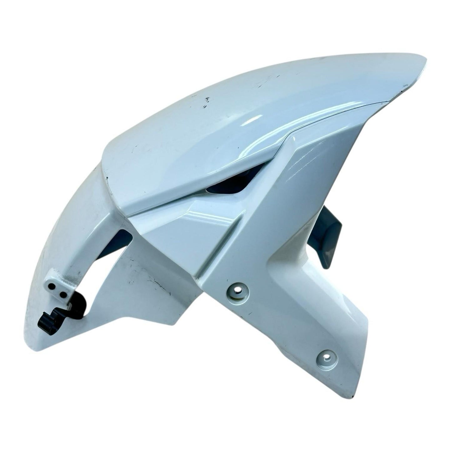 2016 - 2020 KAWASAKI NINJA ZX10R FRONT FENDER WHEEL COVER WHITE PLASTIC STOCK