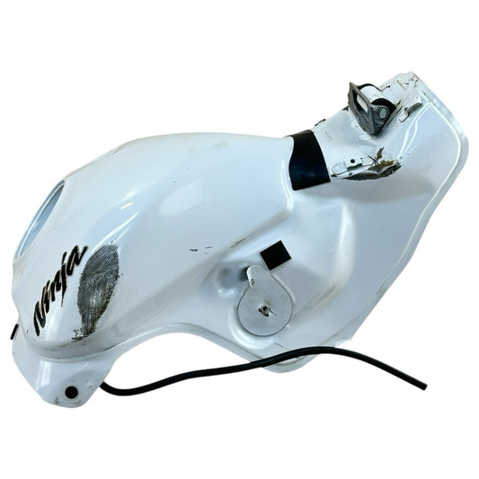 2016 - 2020 KAWASAKI NINJA ZX10R FUEL TANK GAS PETROL RESERVOIR WHITE *DENTED*