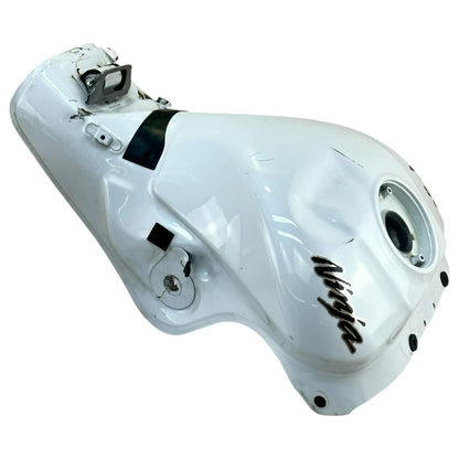 2016 - 2020 KAWASAKI NINJA ZX10R FUEL TANK GAS PETROL RESERVOIR WHITE *DENTED*