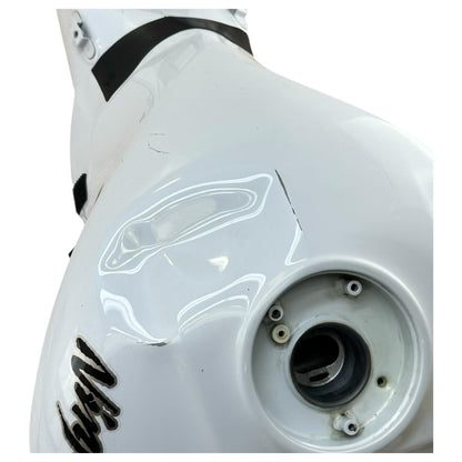2016 - 2020 KAWASAKI NINJA ZX10R FUEL TANK GAS PETROL RESERVOIR WHITE *DENTED*