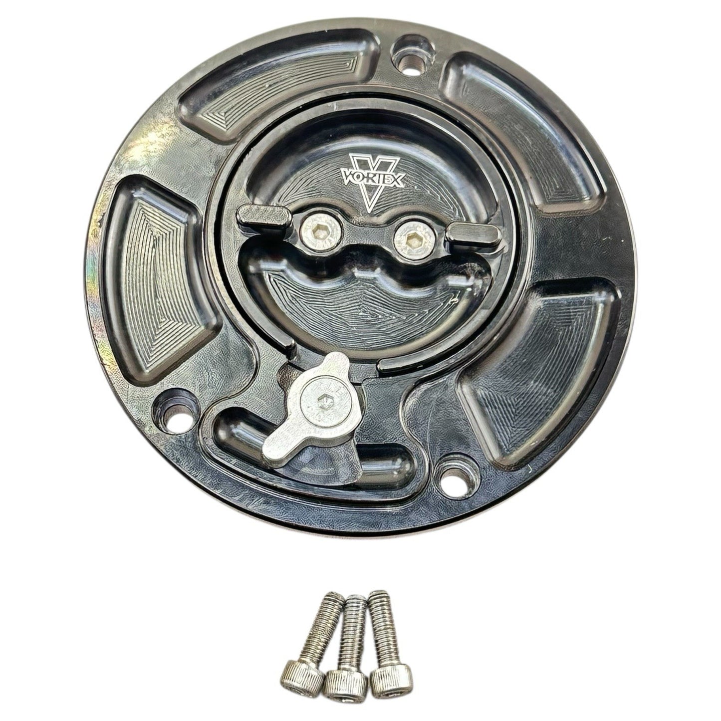 2016 - 2020 KAWASAKI NINJA ZX10R GAS CAP KEYLESS THREADED FUEL TANK LID VORTEX