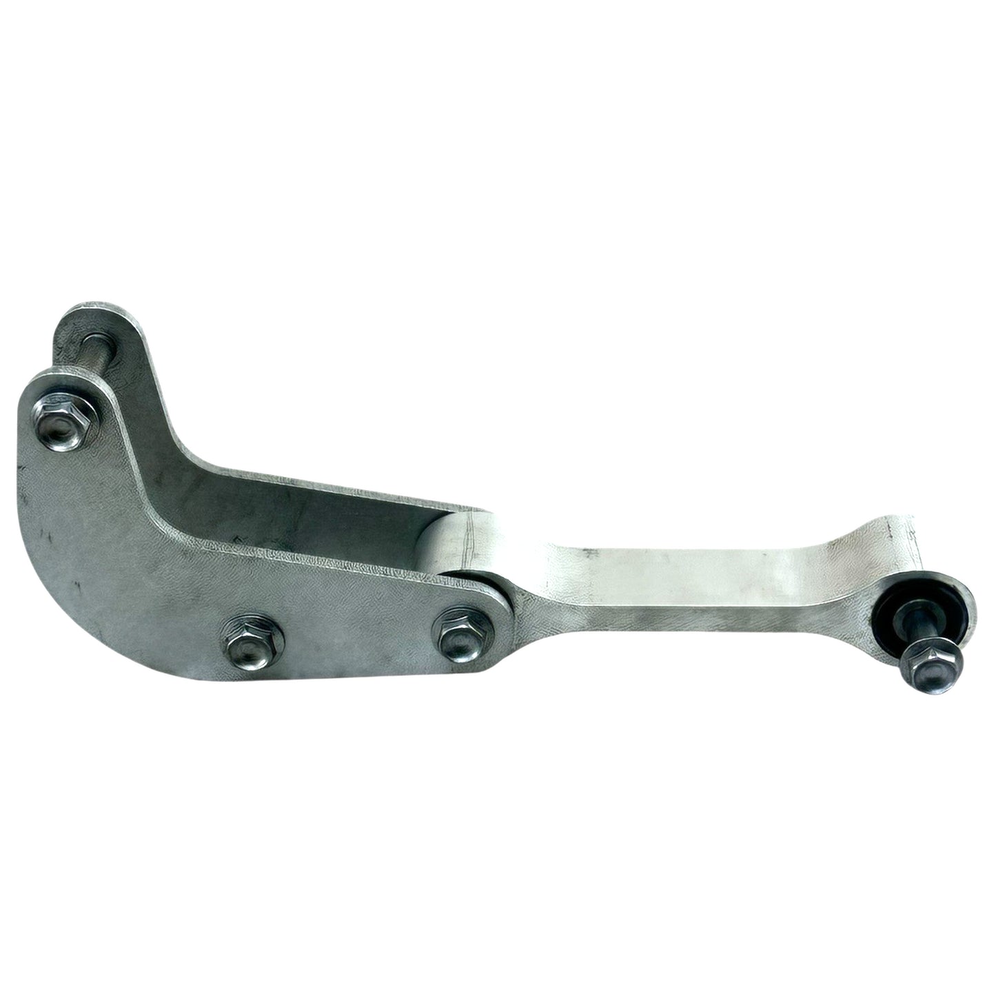 2016 - 2020 KAWASAKI NINJA ZX10R DOGBONE REAR BACK SHOCK LINKAGE SILVER STOCK