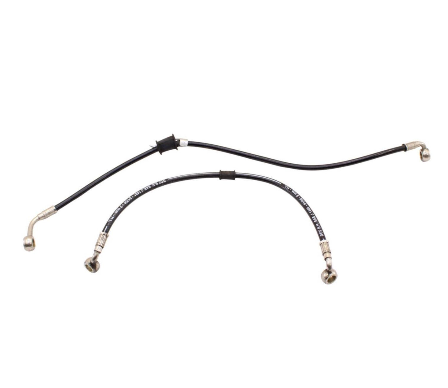 2008 - 2013 DUCATI 848 FRONT BRAKE LINES CALIPER TO MASTER HOSES  STOCK