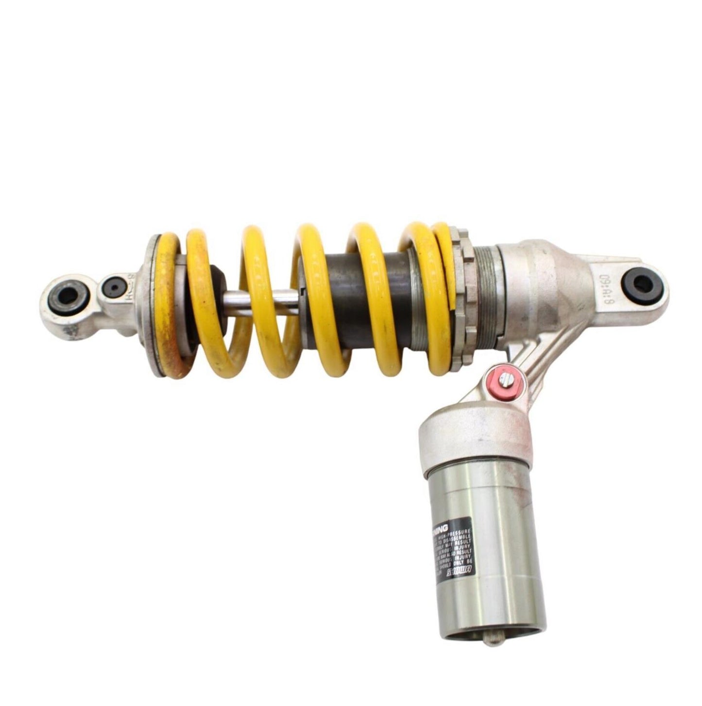 2008 - 2013 DUCATI 848 REAR SHOCK ABSORBER BACK SUSPENSION YELLOW SPRING STOCK
