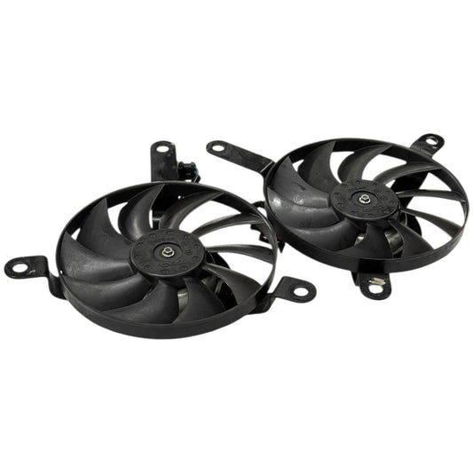 2008 - 2013 DUCATI 848 RADIATOR COOLING SYSTEM FAN BLOWER MOTORS CAP BLACK