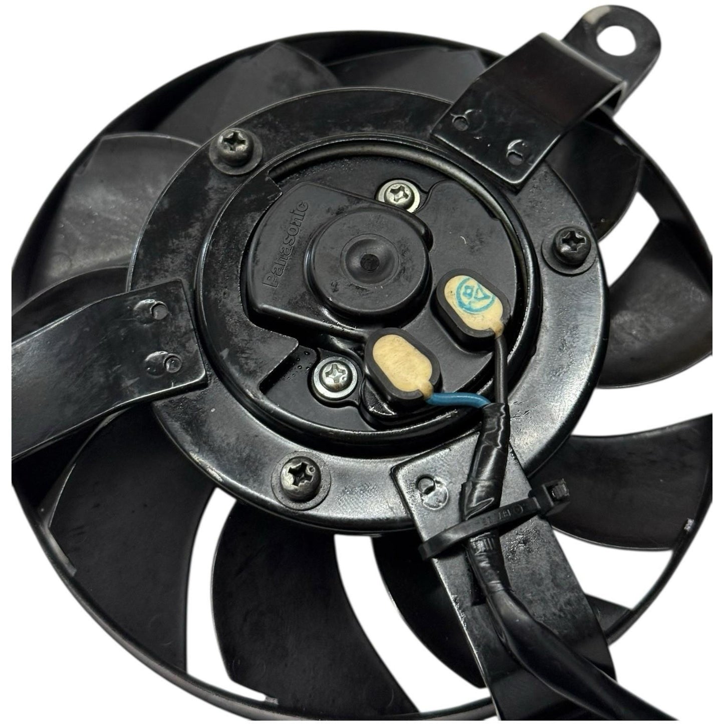 2008 - 2013 DUCATI 848 RADIATOR COOLING SYSTEM FAN BLOWER MOTORS CAP BLACK