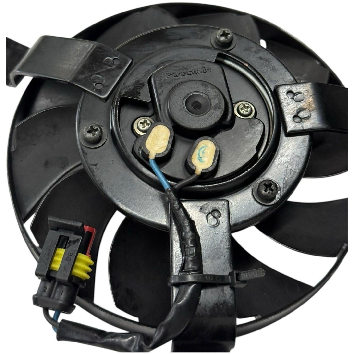 2008 - 2013 DUCATI 848 RADIATOR COOLING SYSTEM FAN BLOWER MOTORS CAP BLACK