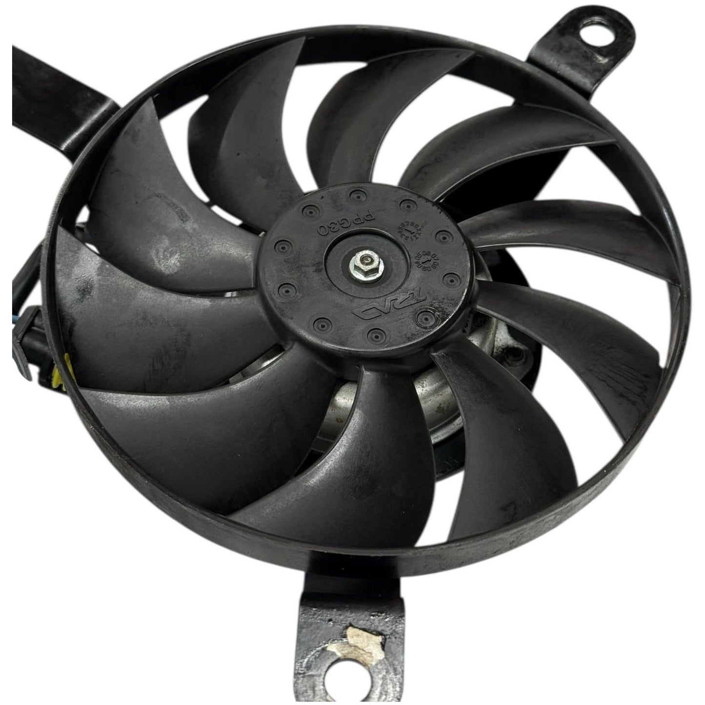 2008 - 2013 DUCATI 848 RADIATOR COOLING SYSTEM FAN BLOWER MOTORS CAP BLACK