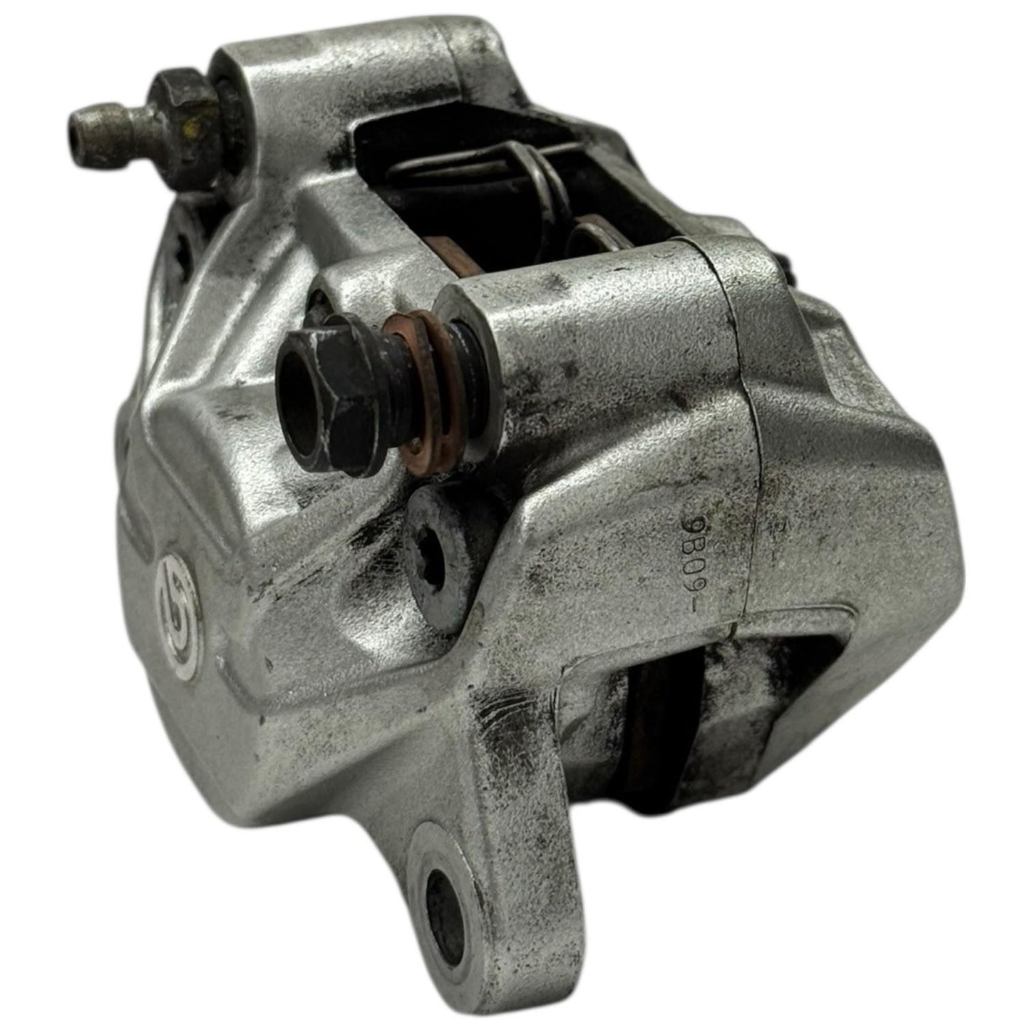 2008 - 2013 DUCATI 848 REAR BRAKE CALIPER BREMBO SILVER STOCK 61140291A