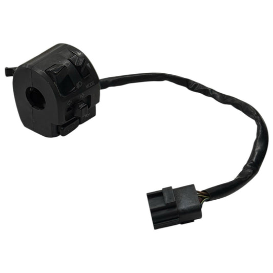 2008 - 2013 DUCATI 848 LEFT SWITCH HEADLIGHT CONTROL TURN SIGNAL HAND BLACK