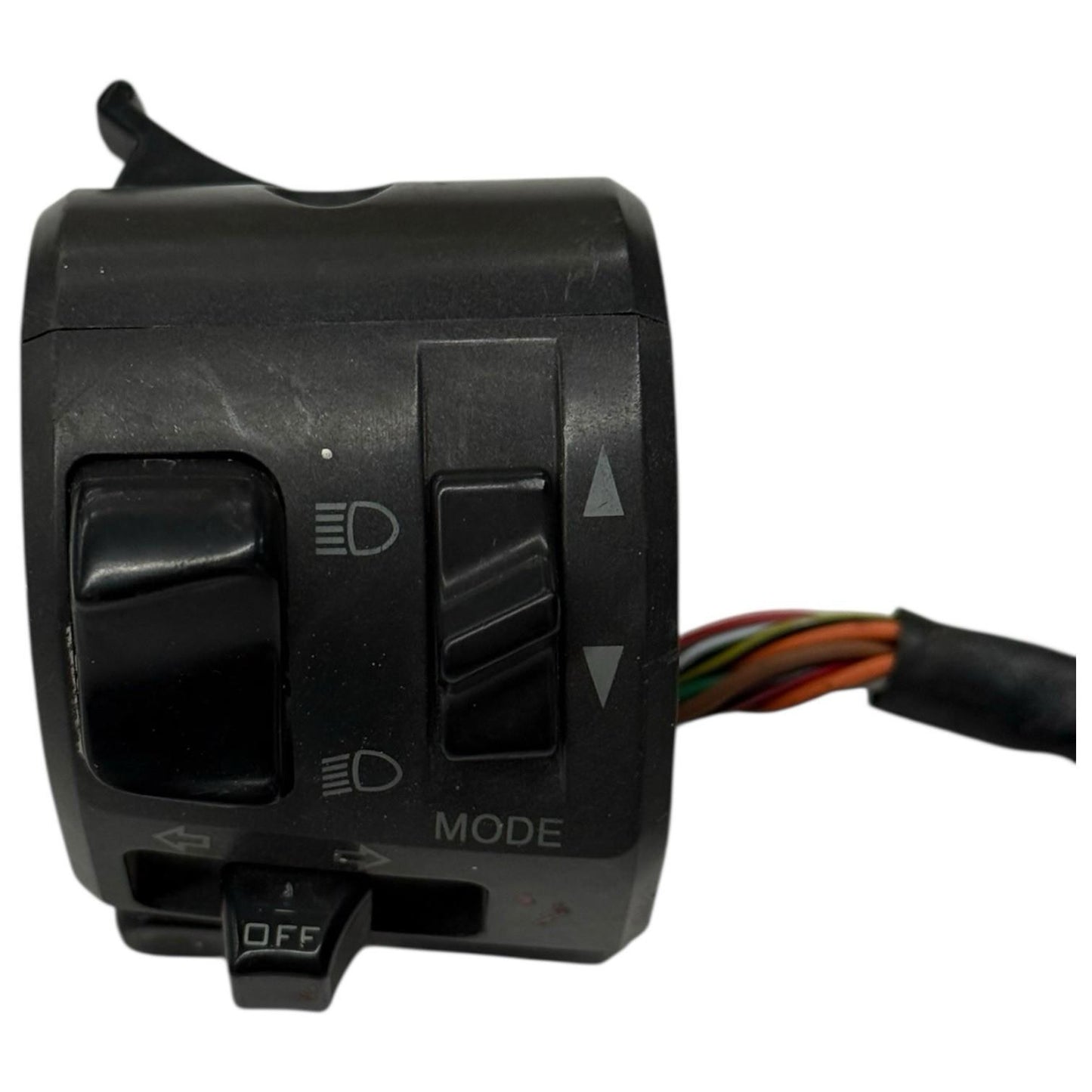 2008 - 2013 DUCATI 848 LEFT SWITCH HEADLIGHT CONTROL TURN SIGNAL HAND BLACK