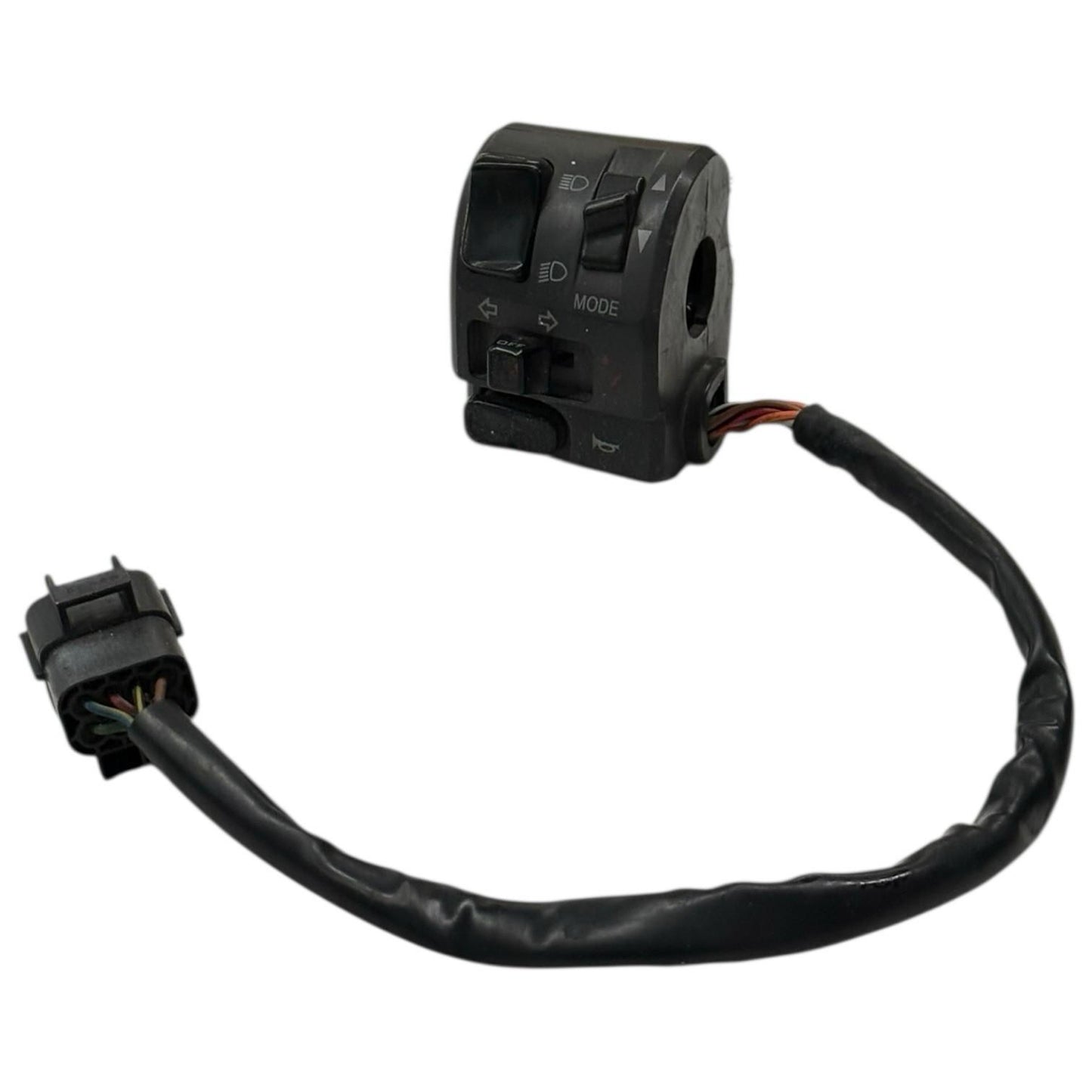 2008 - 2013 DUCATI 848 LEFT SWITCH HEADLIGHT CONTROL TURN SIGNAL HAND BLACK