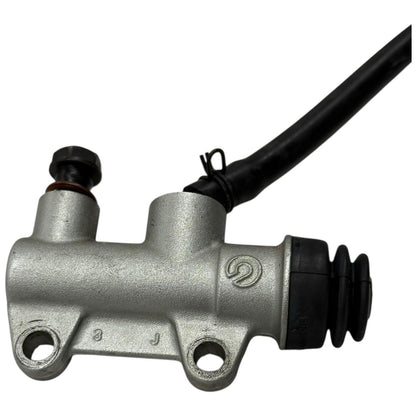 2008 - 2013 DUCATI 848 REAR BRAKE MASTER CYLINDER BRACKET MOUNT RESERVOIR OEM