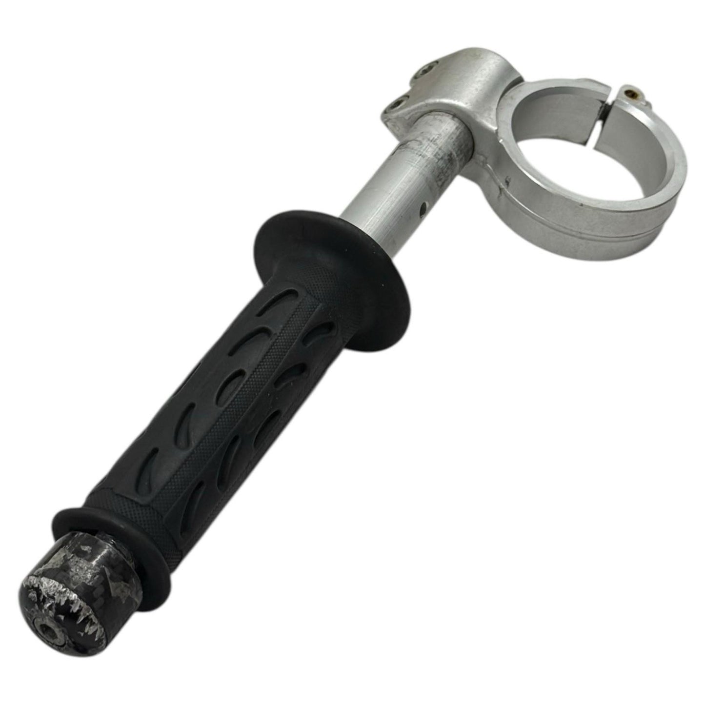 2008 - 2013 DUCATI 848 HANDLEBAR CLIP ON GRIPS SILVER STOCK