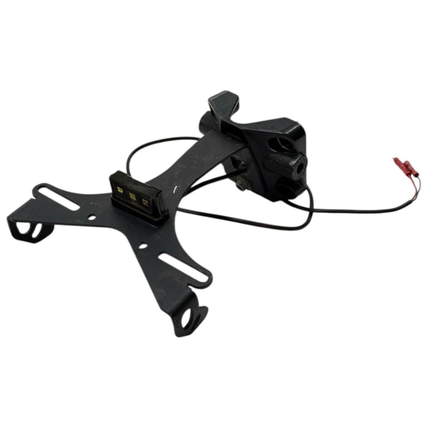 2008 - 2013 DUCATI 848 EVO REAR LICENSE PLATE TAG BRACKET / LIGHT MOUNT BLACK