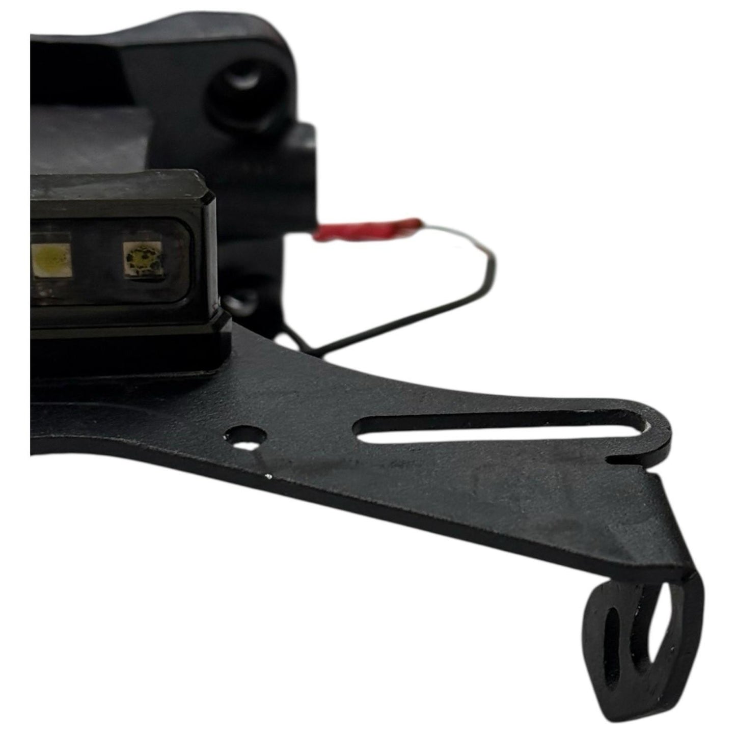 2008 - 2013 DUCATI 848 EVO REAR LICENSE PLATE TAG BRACKET / LIGHT MOUNT BLACK