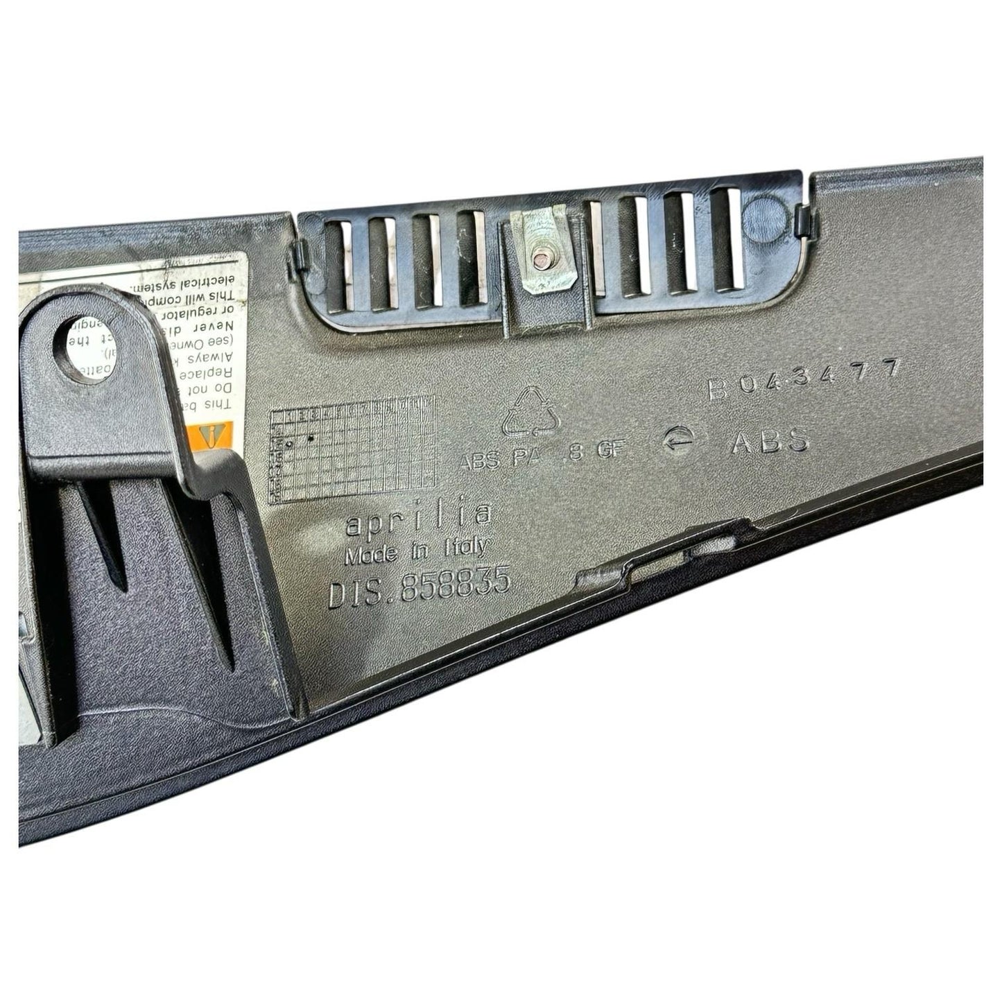 2015 2016 APRILIA RSV4 RF TAIL SIDE FAIRING RIGHT COWL TRIM PLASTIC STOCK OEM