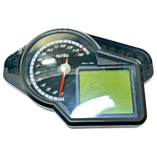 2015 2016 APRILIA RSV4 RF SPEEDOMETER DASH SPEED DIAL GUAGES DISPLAY *DAMAGED*