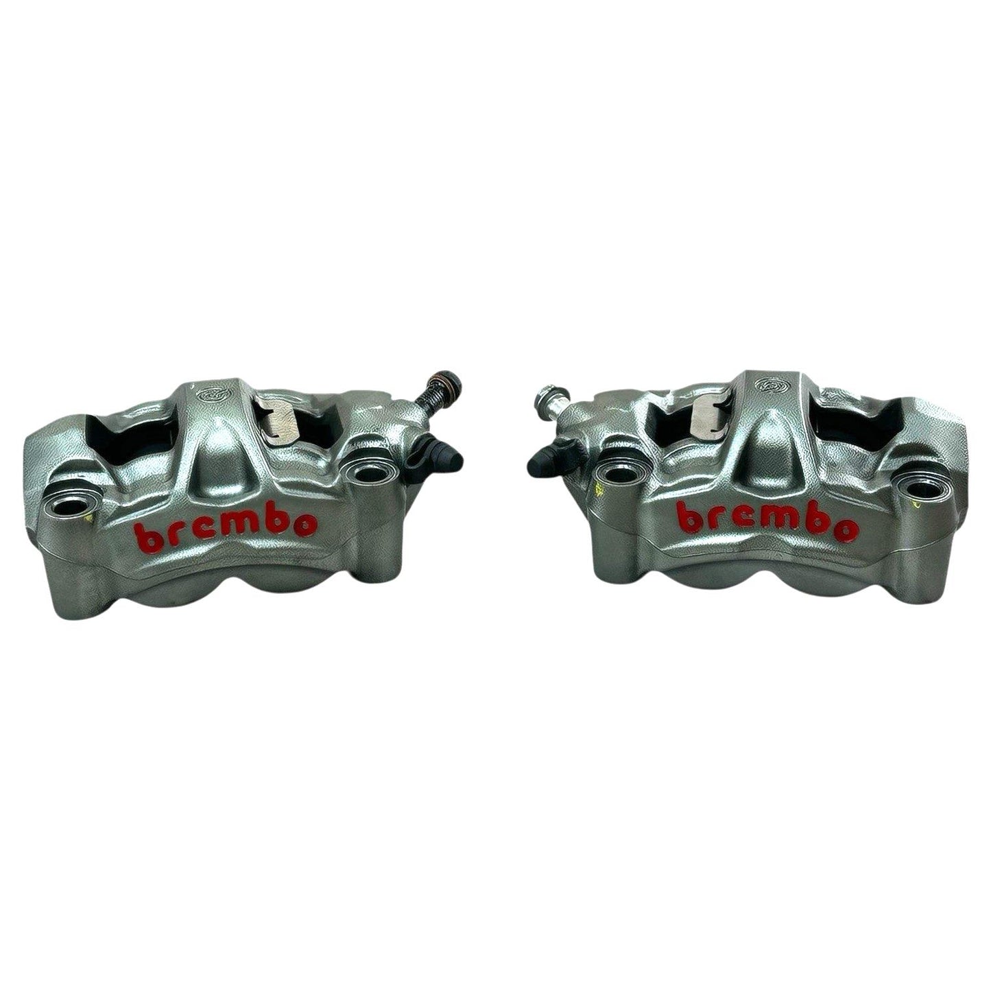 2015 2016 APRILIA RSV4 RF FRONT BRAKE CALIPERS LEFT RIGHT SET PADS BREMBO STOCK