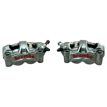 2015 2016 APRILIA RSV4 RF FRONT BRAKE CALIPERS LEFT RIGHT SET PADS BREMBO STOCK