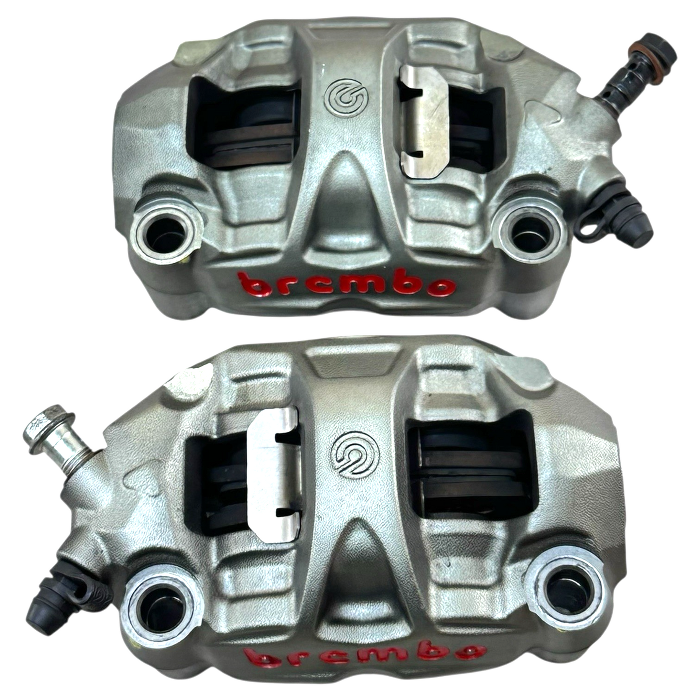 2015 2016 APRILIA RSV4 RF FRONT BRAKE CALIPERS LEFT RIGHT SET PADS BREMBO STOCK