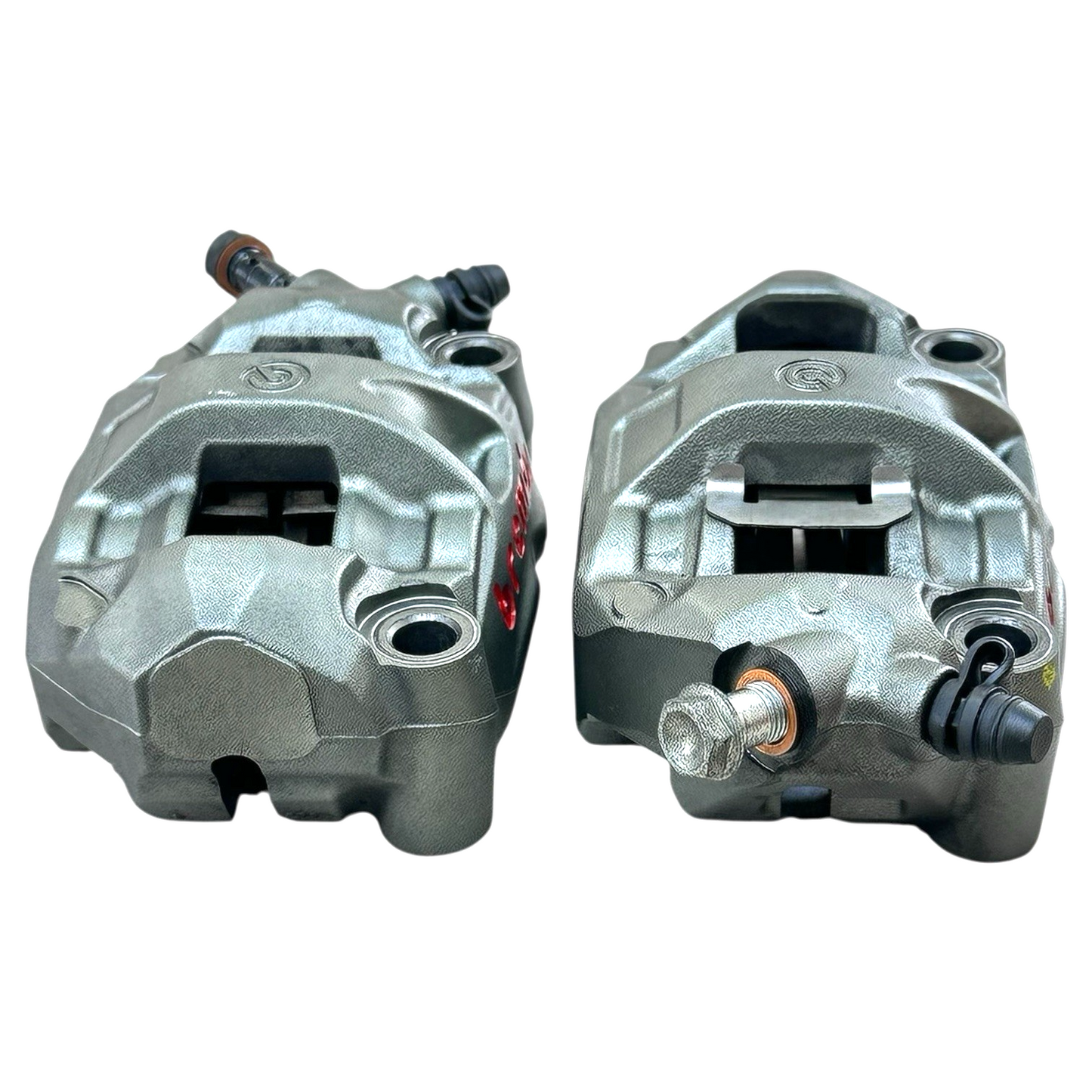 2015 2016 APRILIA RSV4 RF FRONT BRAKE CALIPERS LEFT RIGHT SET PADS BREMBO STOCK