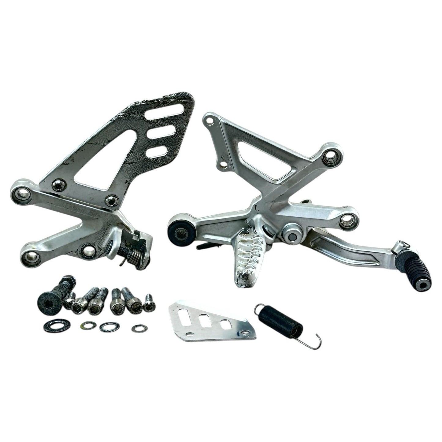 2015 2016 APRILIA RSV4 RF REAR SET DRIVER FOOT PEG REST LEFT RIGHT *SCUFFED*