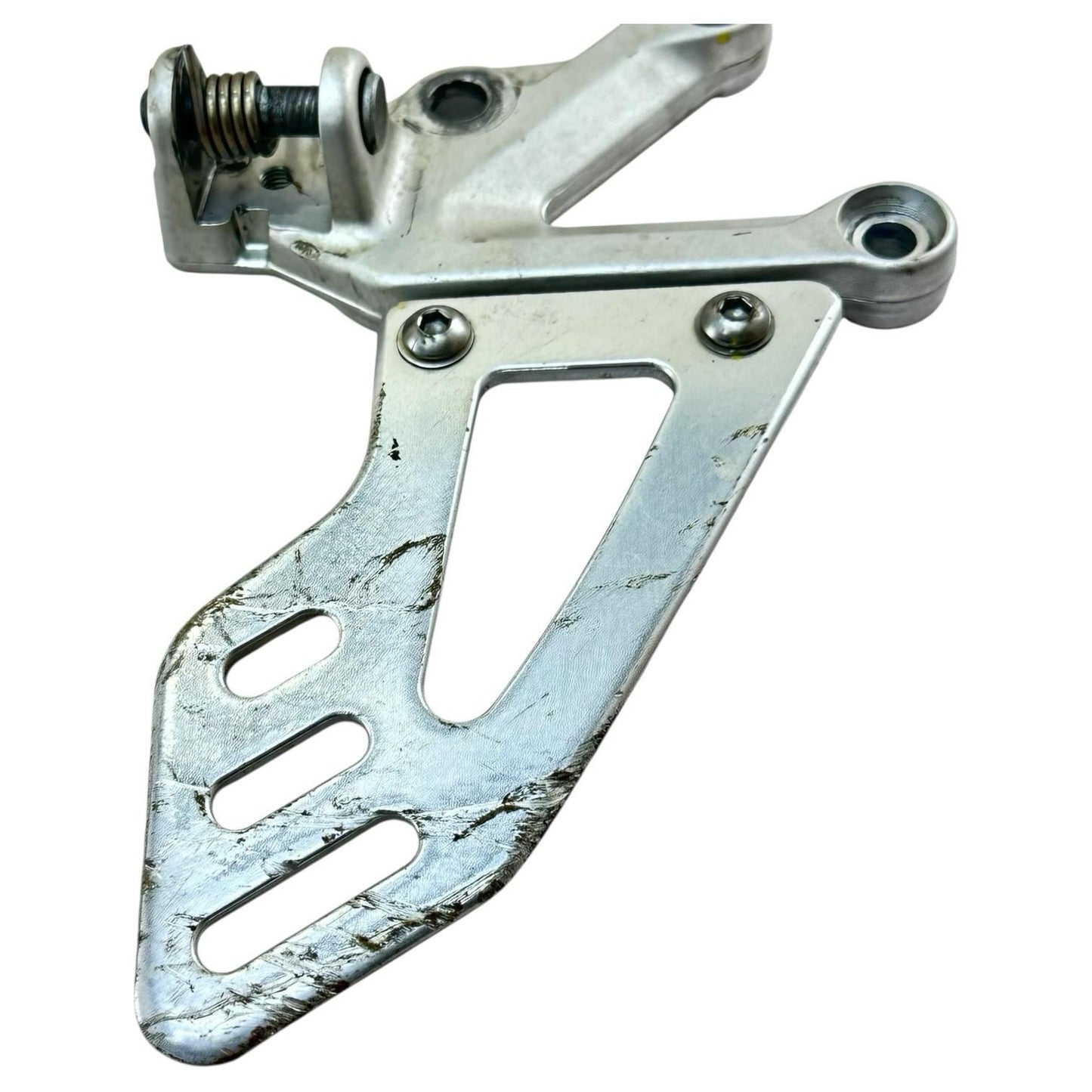 2015 2016 APRILIA RSV4 RF REAR SET DRIVER FOOT PEG REST LEFT RIGHT *SCUFFED*