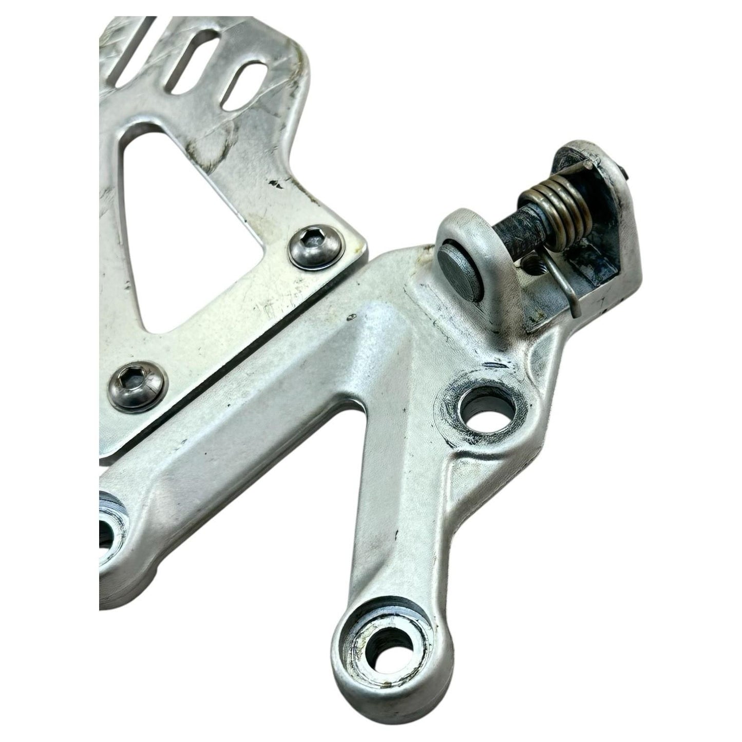 2015 2016 APRILIA RSV4 RF REAR SET DRIVER FOOT PEG REST LEFT RIGHT *SCUFFED*