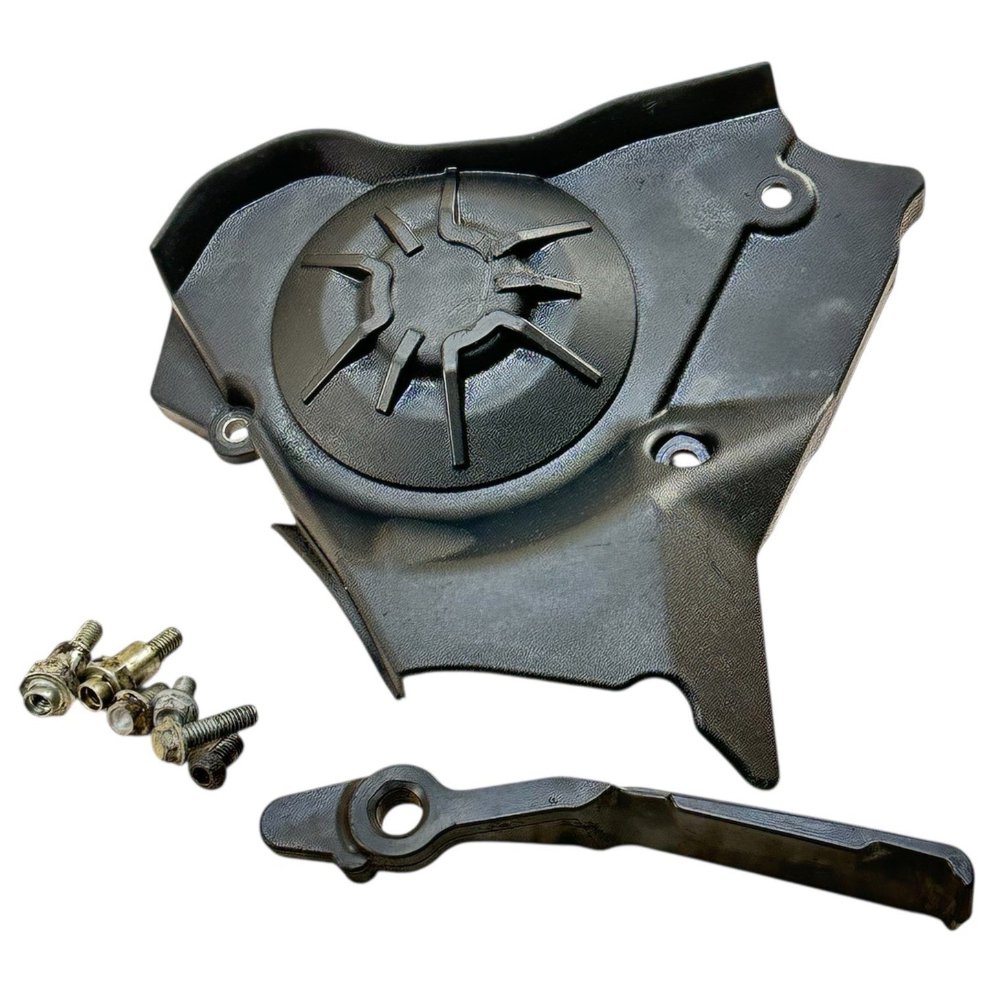 2015 2016 APRILIA RSV4 RF SPROCKET COVER CHAIN TRIM PANEL PLASTIC STOCK OEM