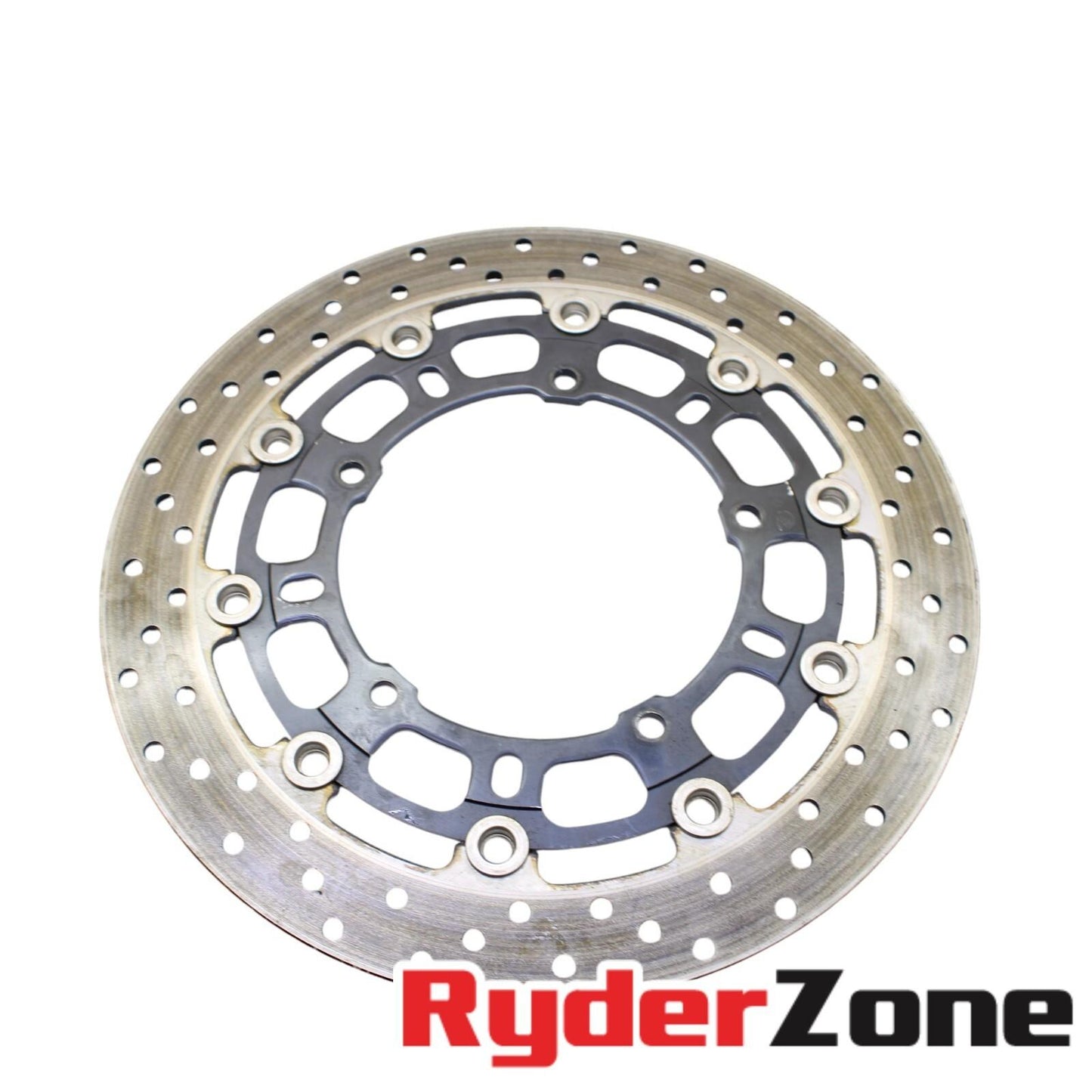 2006 2007 YAMAHA YZF R6 FRONT ROTORS BRAKE DISCS SILVER OEM LEFT RIGHT STRAIGHT