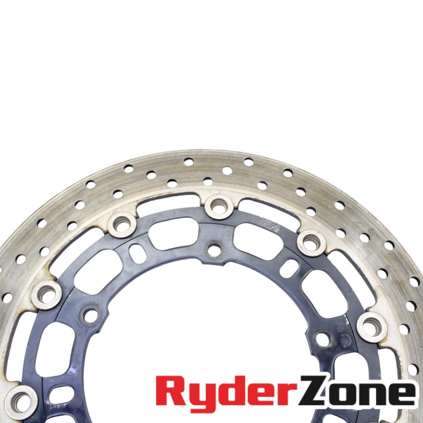 2006 2007 YAMAHA YZF R6 FRONT ROTORS BRAKE DISCS SILVER OEM LEFT RIGHT STRAIGHT