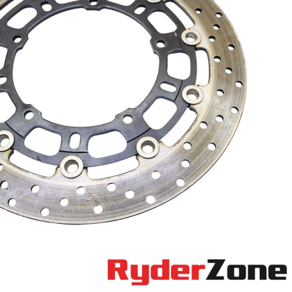 2006 2007 YAMAHA YZF R6 FRONT ROTORS BRAKE DISCS SILVER OEM LEFT RIGHT STRAIGHT