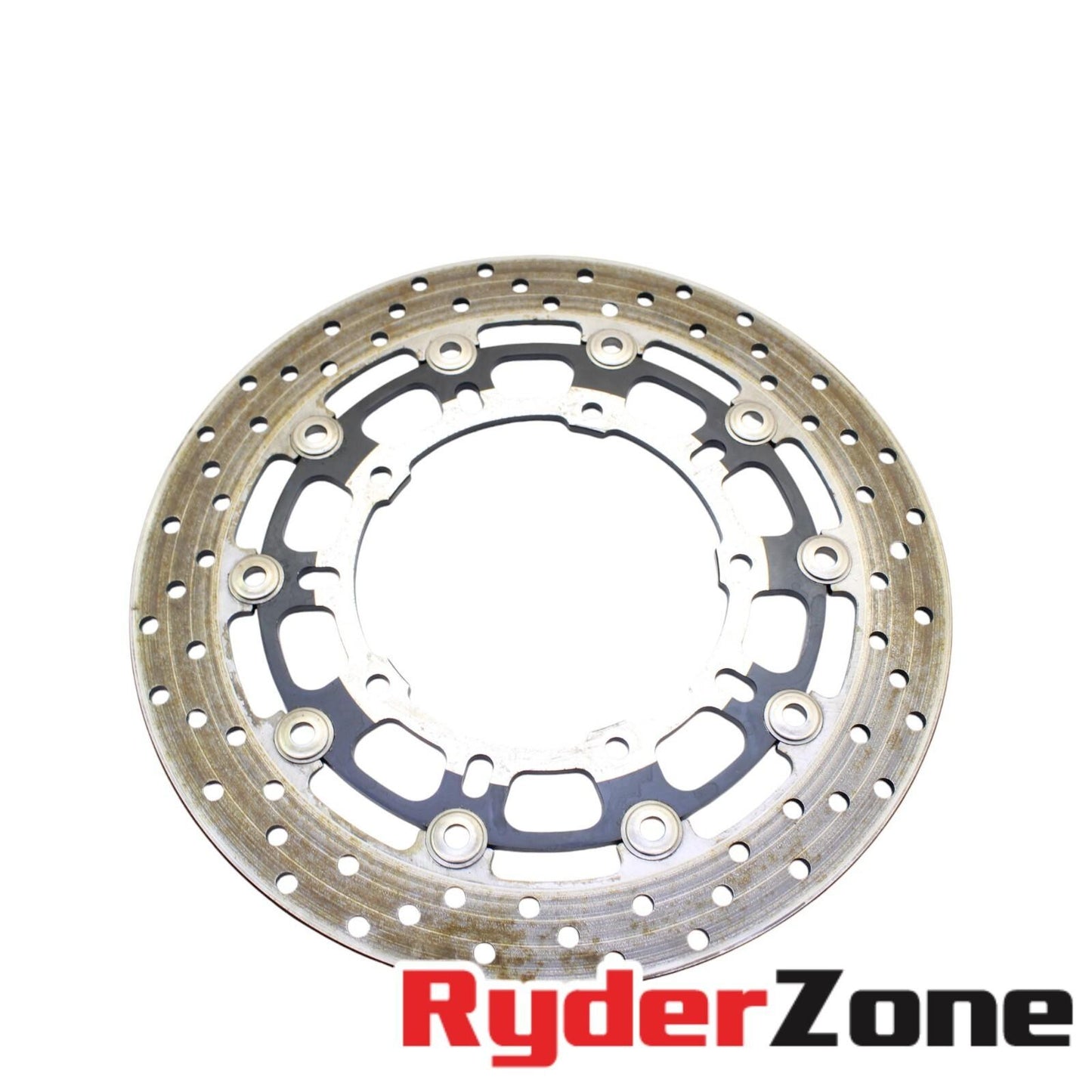 2006 2007 YAMAHA YZF R6 FRONT ROTORS BRAKE DISCS SILVER OEM LEFT RIGHT STRAIGHT