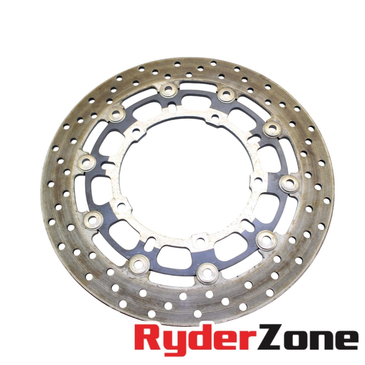 2006 2007 YAMAHA YZF R6 FRONT ROTORS BRAKE DISCS SILVER OEM LEFT RIGHT STRAIGHT