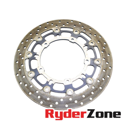 2006 2007 YAMAHA YZF R6 FRONT ROTORS BRAKE DISCS SILVER OEM LEFT RIGHT STRAIGHT
