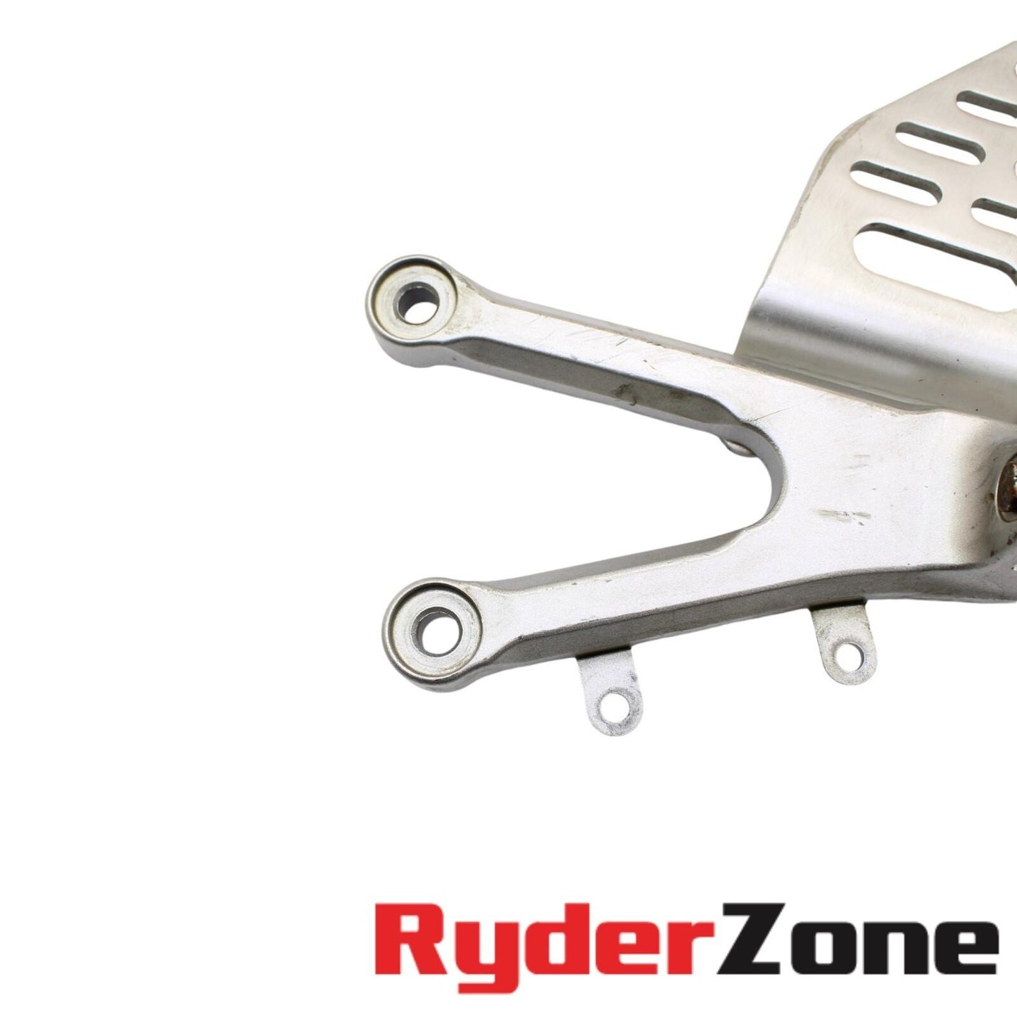 2006 2007 YAMAHA YZF R6 LEFT REARSET REAR SET FOOT PEG SILVER STRAIGHT