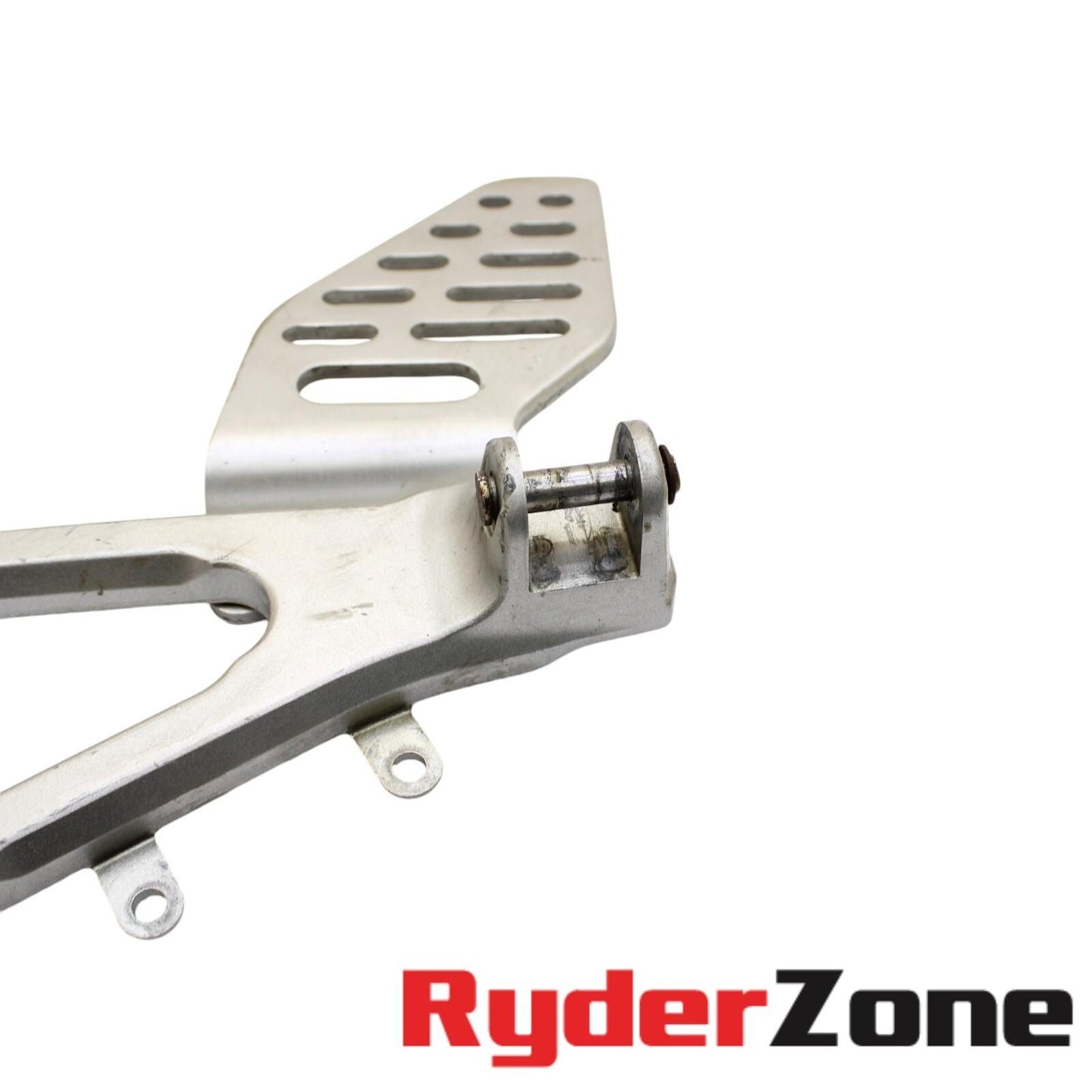 2006 2007 YAMAHA YZF R6 LEFT REARSET REAR SET FOOT PEG SILVER STRAIGHT