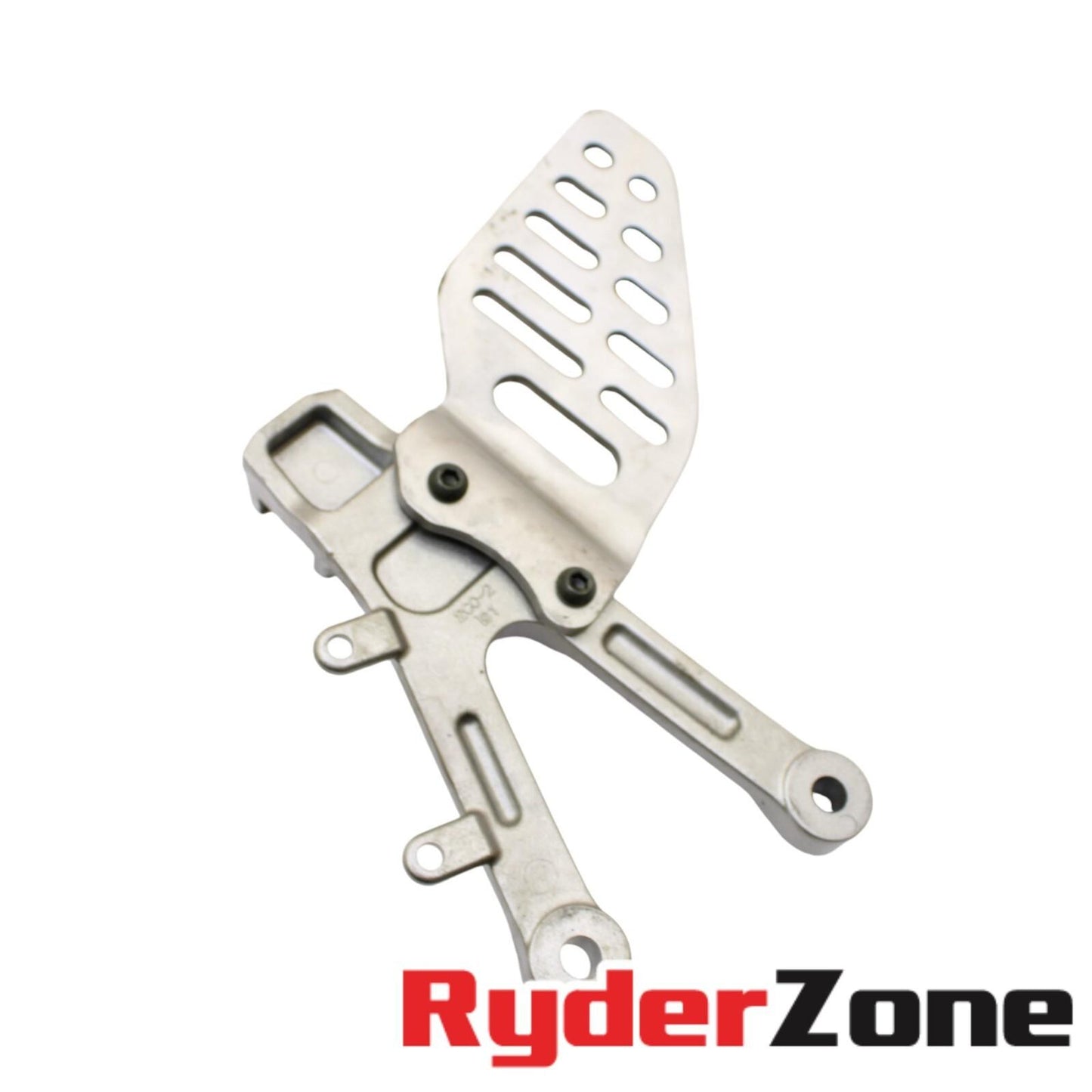 2006 2007 YAMAHA YZF R6 LEFT REARSET REAR SET FOOT PEG SILVER STRAIGHT