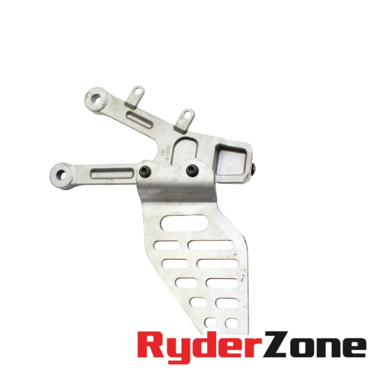 2006 2007 YAMAHA YZF R6 LEFT REARSET REAR SET FOOT PEG SILVER STRAIGHT