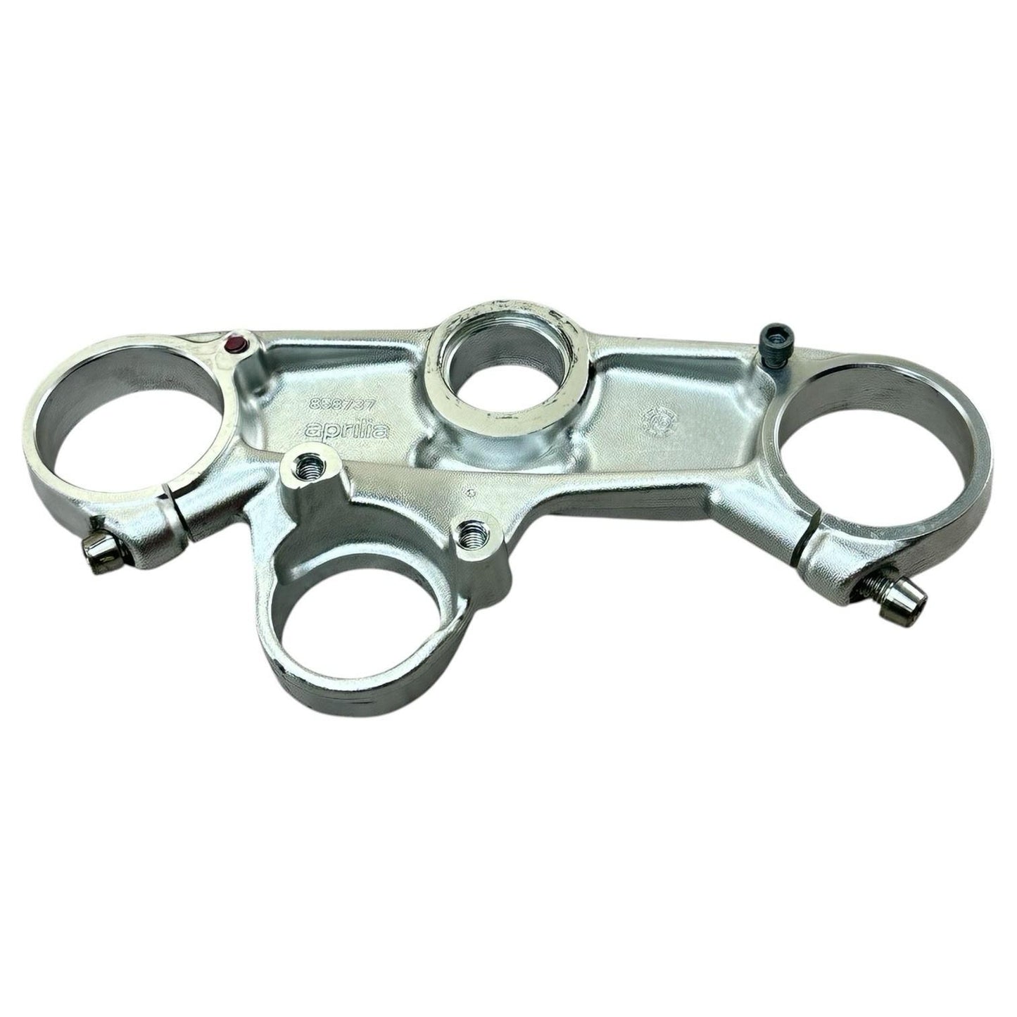 2015 2016 APRILIA RSV4 RF FORK CLAMP UPPER TRIPLE TREE FRONT SUSPENION STOCK OEM