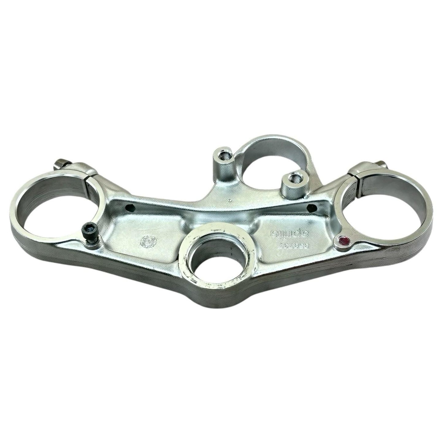 2015 2016 APRILIA RSV4 RF FORK CLAMP UPPER TRIPLE TREE FRONT SUSPENION STOCK OEM