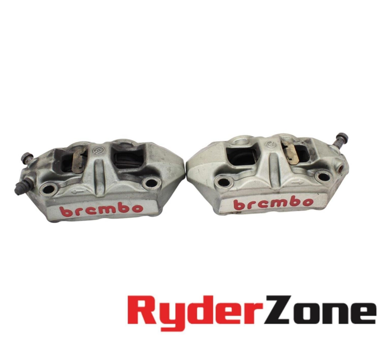 2011 - 2014 DUCATI DIAVEL FRONT CALIPERS SET BREMBO BRAKING LEFT RIGHT SILVER