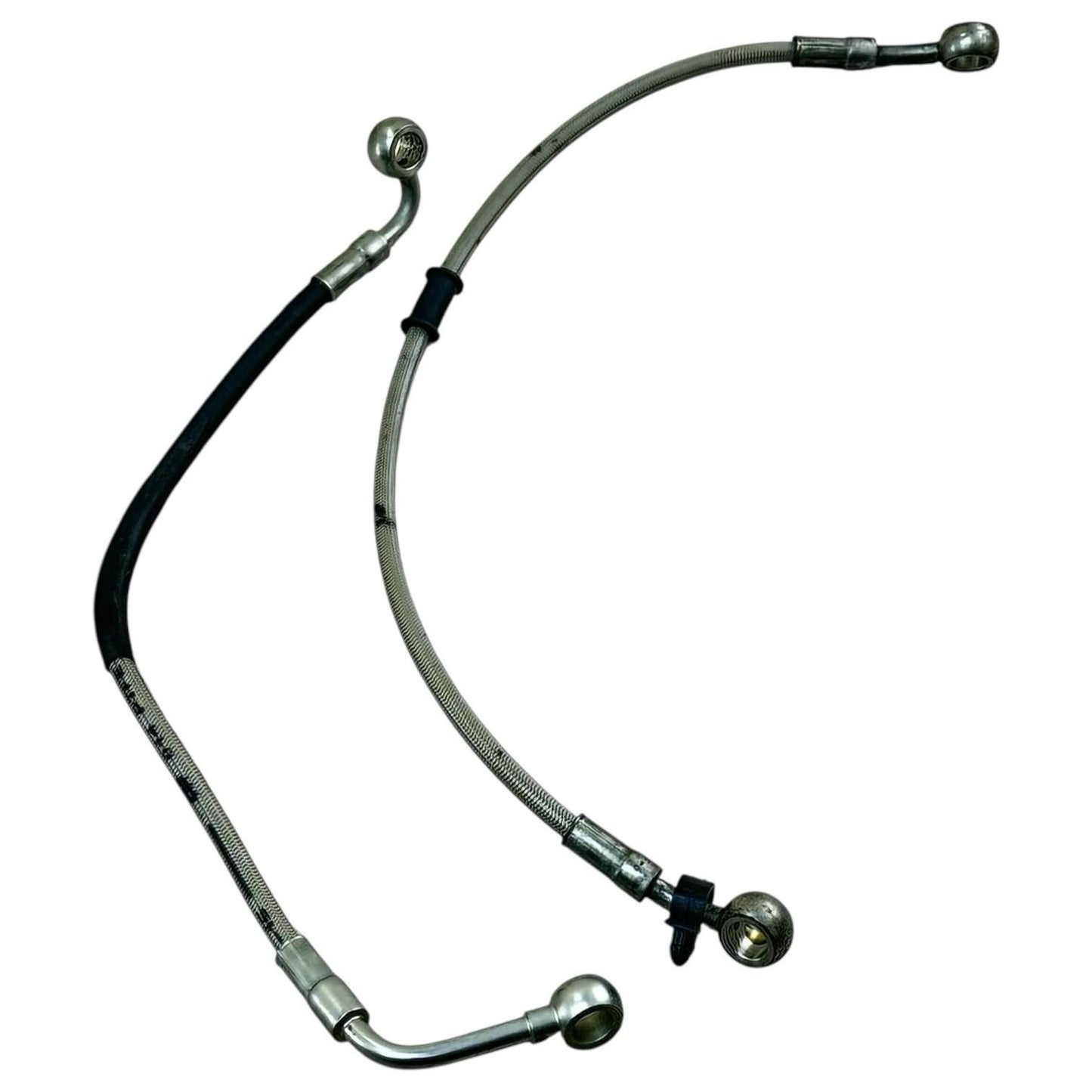 2015 2016 APRILIA RSV4 RF ABS LINES BRAKE HOSES SET STEEL BRAIDED STOCK OEM